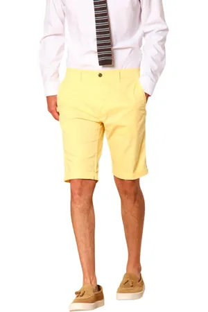 Masons Uomo, Pantaloncini, Giallo, XL, new