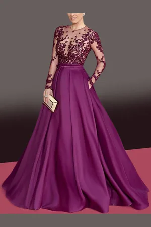 milanoo.com Abito da sera 2025 Abiti da cerimonia formali in pizzo con scollo a barchetta in tulle con scollo a barchetta Personalizzazione gratuita
