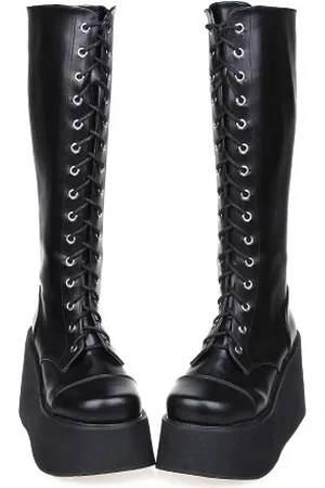 milanoo.com Via indossare stivali Lolita in piattaforma