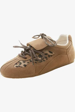 milanoo.com Scarpe casual da donna con punta rotonda e tomaia in micro pelle scamosciata color da 06"