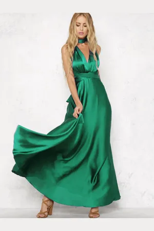 milanoo.com Abito lungo con schiena scoperta scollo all\\