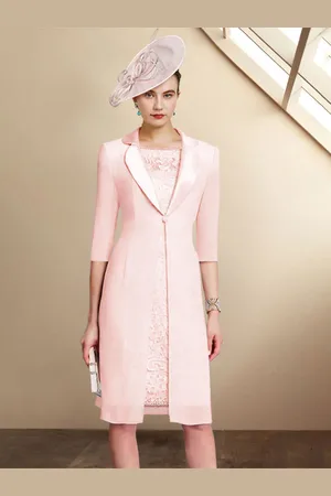 milanoo.com Abito da festa per la madre della sposa collo gioiello mezze maniche guaina abiti da sposa in pizzo personalizzazione gratuita