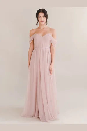 milanoo.com Abito da sera Abiti da festa sociali pieghettati a terra in chiffon con scollo a barca a trapezio