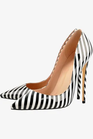 milanoo.com Décolleté da donna con tacco basso Décolleté con tacco a spillo in pelle PU