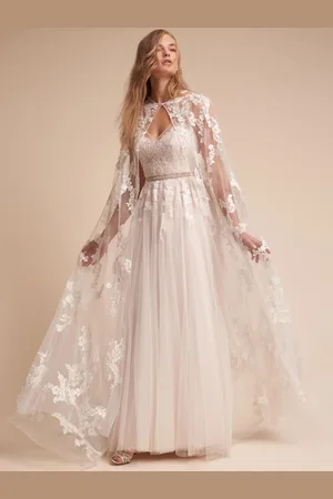 milanoo.com Coprispalle da sposa in pizzo con collo gioiello in avorio. Coprispalle da sposa in pizzo