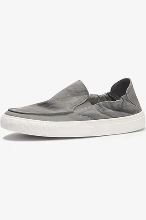 milanoo.com Mocassini da uomo comode scarpe casual in poliestere con punta rotonda