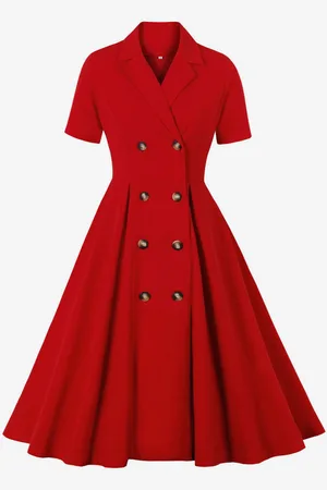 milanoo.com Abito glamour retrò stile Audrey Hepburn degli anni \\