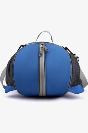milanoo.com Borsa sportiva da basket con cerniera e tracolla con tasche