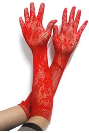 milanoo.com Carnevale Costume da cameriera sexy per adulti con stampe guanti di pizzo da rave party Halloween