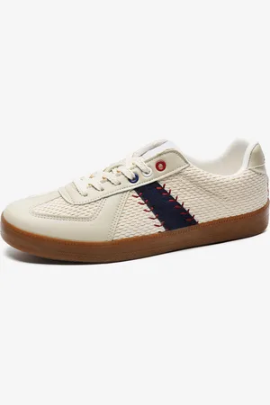 milanoo.com Scarpe casual da donna con punta tonda e rete bianca ecrù (<1")