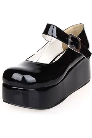 milanoo.com Pompe piattaforma fibbia Lolita