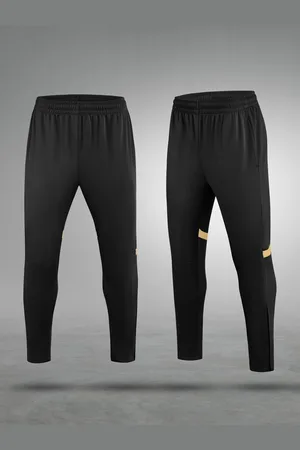milanoo.com Pantaloni da uomo Chic Geometric Natural Waist Set Pantaloni da uomo neri
