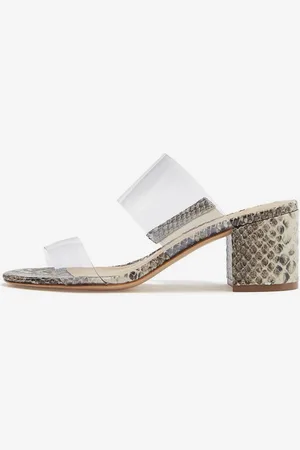 milanoo.com Ciabatte con sandalo da donna punta aperta sandali con tacco a forma di cucciolo