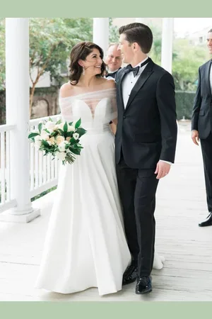 milanoo.com Coprispalle da sposa con collo gioiello in bottoni in tulle copertura da sposa