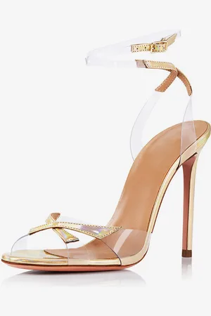 milanoo.com Sandali con tacco alto da donna stiletto patchwork con cinturino scarpe da festa