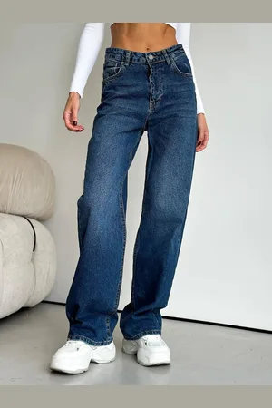 milanoo.com Jeans per donna casual senza vita in poliestere