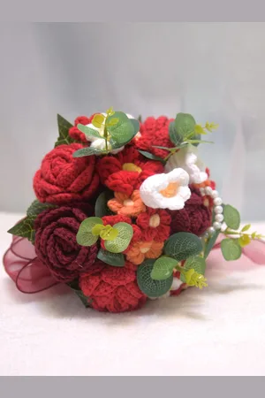 milanoo.com Fiori da matrimonio Splendido misto poliestere/cotone a forma di filo