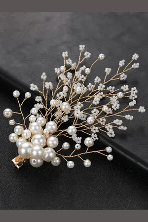 milanoo.com Copricapo Accessori per capelli da sposa in metallo con forcina da sposa