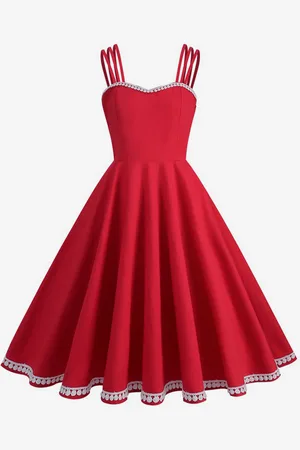 milanoo.com Elegante abito vintage senza maniche stile Audrey Hepburn anni \\