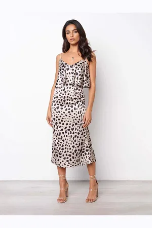 milanoo.com Vestito midi stampato abito estivo casual per donna 2025