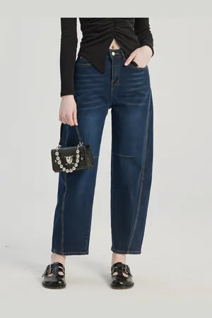 milanoo.com Jeans con cuciture dettaglio fondo primavera per le donne 2025