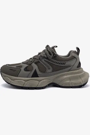 milanoo.com Scarpe da corsa traspiranti in rete da uomo scarpe da jogging con suola spessa antiscivolo