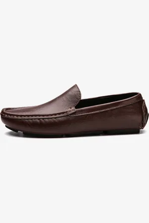 milanoo.com Mocassini da uomo con borchie in similpelle scarpe da barca leggere antiscivolo flessibili da infilare penny