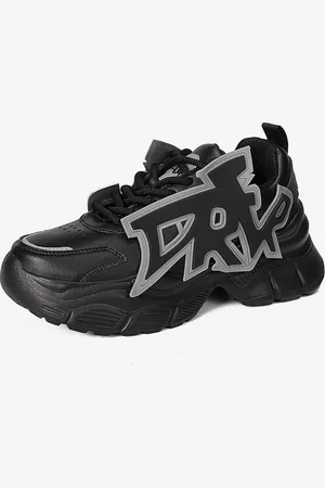 milanoo.com Scarpe da corsa da uomo con plateau antiscivolo e stampa graffiti
