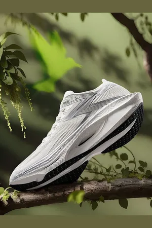 milanoo.com Scarpe sportive da donna con punta tonda scarpe da corsa con lacci in rete
