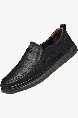 milanoo.com Mocassini da uomo comodi slip-on con suola in gomma antiscivolo resistenti scarpe casual basse