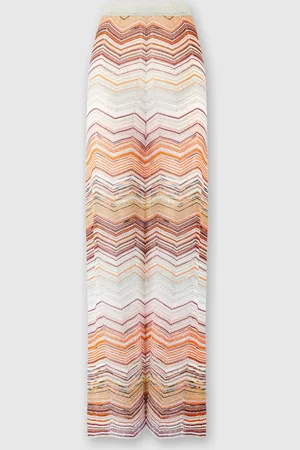 Missoni Pantapalazzo chevron lamé con paillettes, Donna