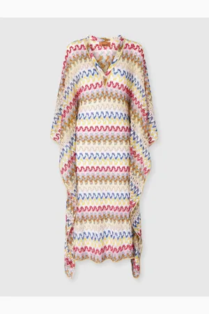 Missoni Caftano lungo in pizzo di viscosa lamé, Donna