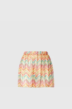 Missoni Shorts copricostume in tulle stampato, Donna