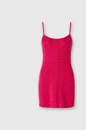 Missoni Mini-abito senza maniche motivo chevron tono su tono, Donna
