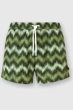 Missoni Boxer mare zig zag stampato a frequenza disturbata, Uomo