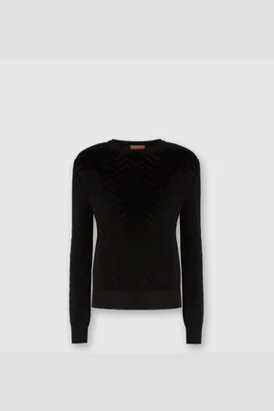 Missoni Maglia girocollo motivo chevron tono su tono, Donna