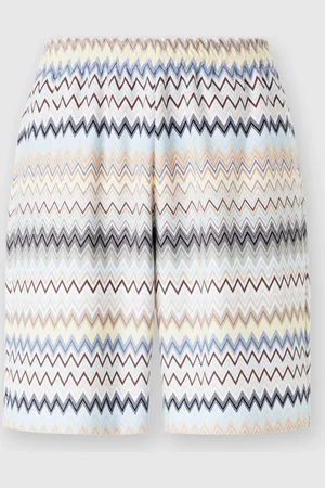 Missoni Bermuda in cotone zig zag, Uomo