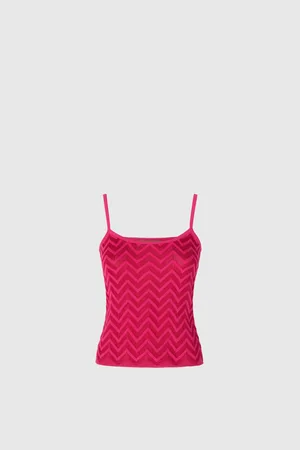 Missoni Canottiera motivo chevron tono su tono, Donna