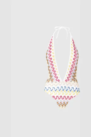 Missoni Costume intero in pizzo di viscosa lamé, Donna