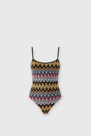 Missoni Costume intero in pizzo di viscosa lamé, Donna