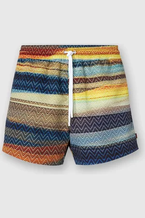 Missoni Boxer mare con stampa zig zag sfumata, Uomo