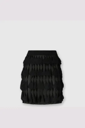 Missoni Gonna corta a balze geometriche, Donna