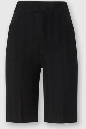 Missoni Bermuda in cotone e viscosa zig zag tono su tono, Donna