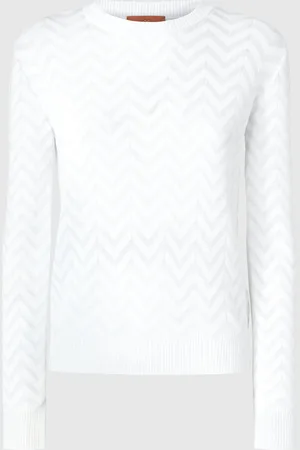 Missoni Maglia girocollo motivo chevron tono su tono, Donna