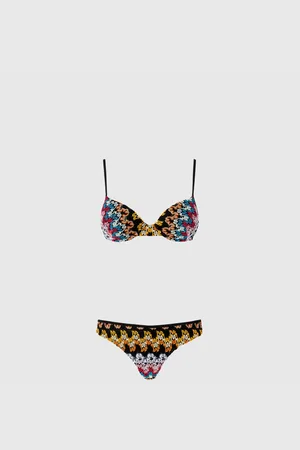 Missoni Bikini a balconcino in pizzo di viscosa lamé, Donna