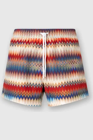 Missoni Boxer mare con stampa micro zig zag sfumato, Uomo