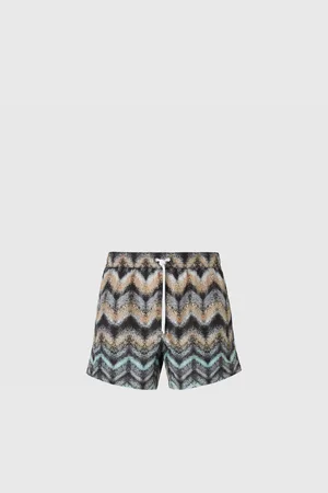 Missoni Boxer mare stampa zig zag effetto aerografo, Uomo