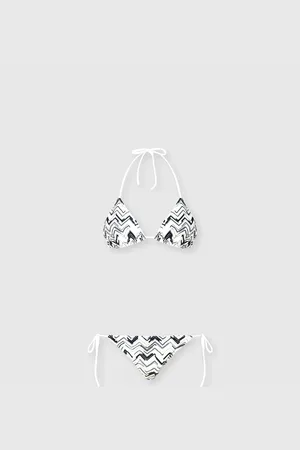 Missoni Bikini in misto viscosa zig zag fiammato, Donna