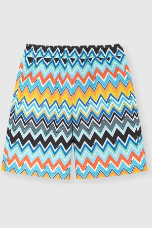 Missoni Shorts mare stampa zig zag, Bambino
