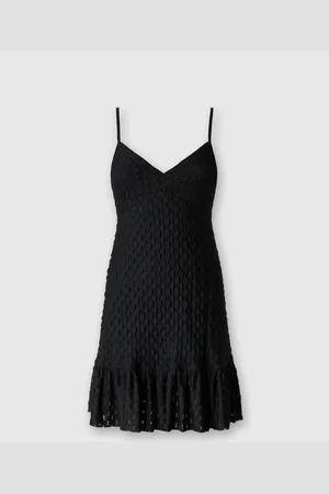 Missoni Miniabito senza maniche con gonna a balze in pizzo, Donna